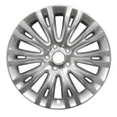2011 chrysler 200 wheel 18 polished silver aluminum 5 lug w2433ps 1