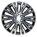2012 chrysler 200 wheel 18 polished black aluminum 5 lug w2433pb 2