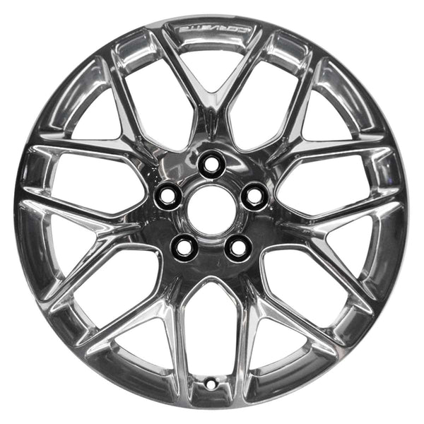 2016 chevrolet corvette wheel 19 polished aluminum 5 lug w5738p 1