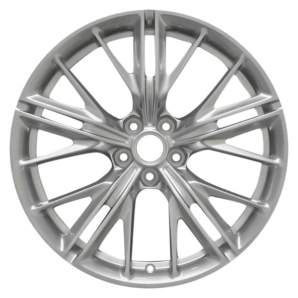 2019 chevrolet camaro wheel 20 silver aluminum 5 lug w5773s 3