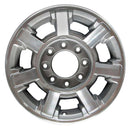 2008 hummer h2 wheel 17 machined silver aluminum 8 lug w6309ms 1