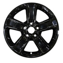 2019 Jeep Wrangler Rueda 18" Negro brillante con adhesivo Aluminio 5 Lug W9221GB-2