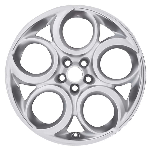2016 alfa romeo wheel 18 silver aluminum 5 lug w58157s 2