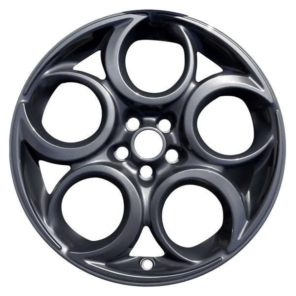 2018 alfa romeo wheel 18 charcoal aluminum 5 lug w58157c 4