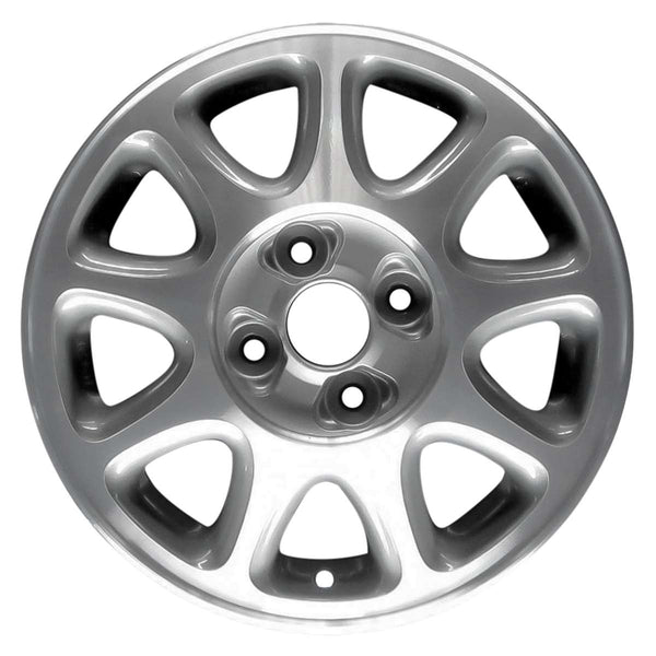 1996 geo prizm wheel 14 gray aluminum 4 lug w60166g 4
