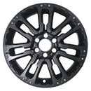 2019 nissan titan wheel 20 black aluminum 6 lug w62754b 3