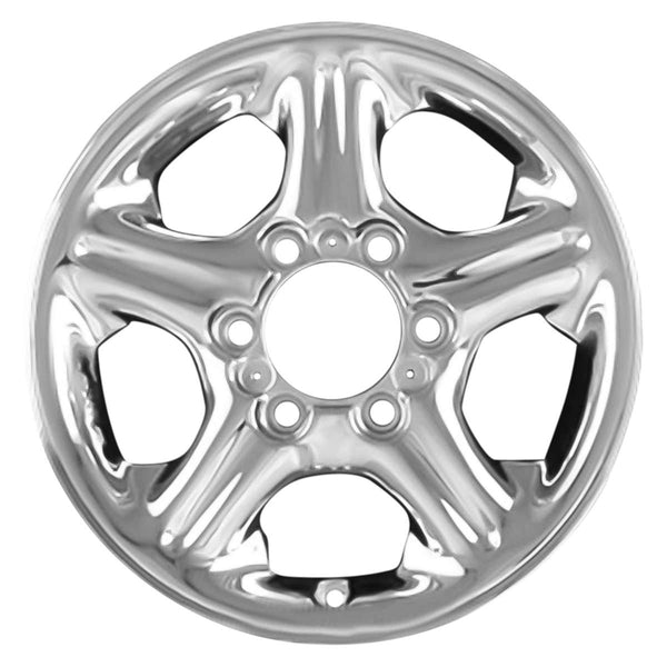 1999 isuzu trooper wheel 16 chrome aluminum 6 lug w64227chr 2
