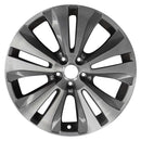 2019 subaru ascent wheel 20 machined charcoal aluminum 5 lug w68872mc 1