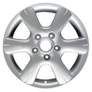 2008 volkswagen golf wheel 16 silver aluminum 5 lug w69849s 4