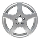 2008 volkswagen beetle wheel 16 silver aluminum 5 lug w69862s 1