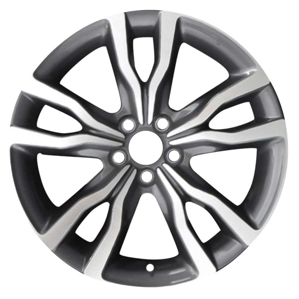 2020 acura mdx wheel 20 machined charcoal aluminum 5 lug w71865mc 2