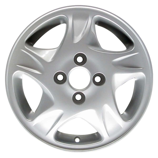 1999 daewoo nubira wheel 14 silver aluminum 4 lug w75133s 1