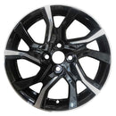 2015 toyota yaris wheel 16 machined gloss black aluminum 4 lug w75174mb 1