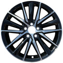 2022 Toyota Camry Rueda 18" Aluminio negro mecanizado 5 lengüetas W95093MB-2