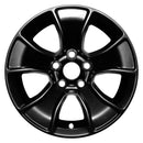 2018 Jeep Wrangler Wheel 17" Black Aluminum 5 Lug W96226B-1