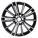 2019 BMW i8 Rueda 20" Aluminio negro brillante mecanizado 5 lengüetas W86435MB-1