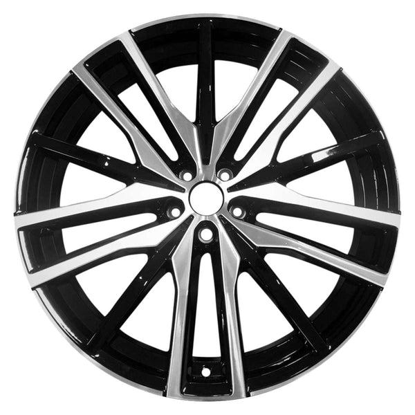 2019 BMW X5 Wheel 22" Machined Gloss Black Aluminum 5 Lug W86474MB-1