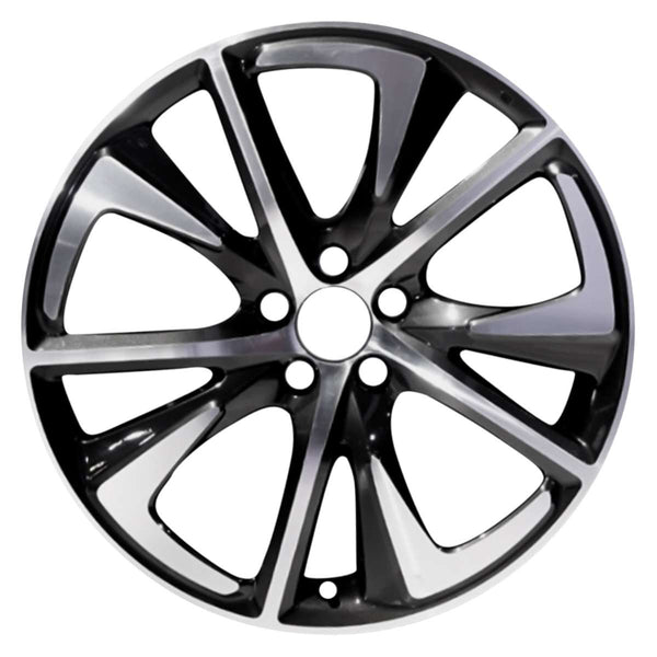 2019 acura rdx wheel 20 machined black aluminum 5 lug w71870mb 1