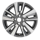 2020 Nissan Versa Rueda 16" Aluminio Carbón Maquinado 4 Lug W96817MC-1