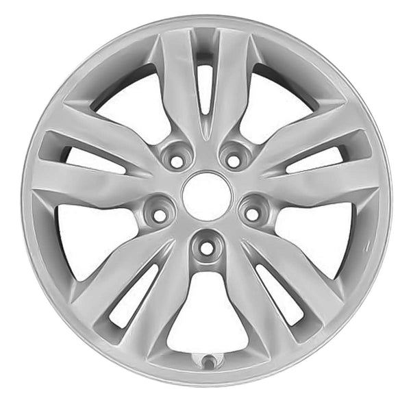 2008 hyundai tucson wheel 16 silver aluminum 5 lug rw98430s 1
