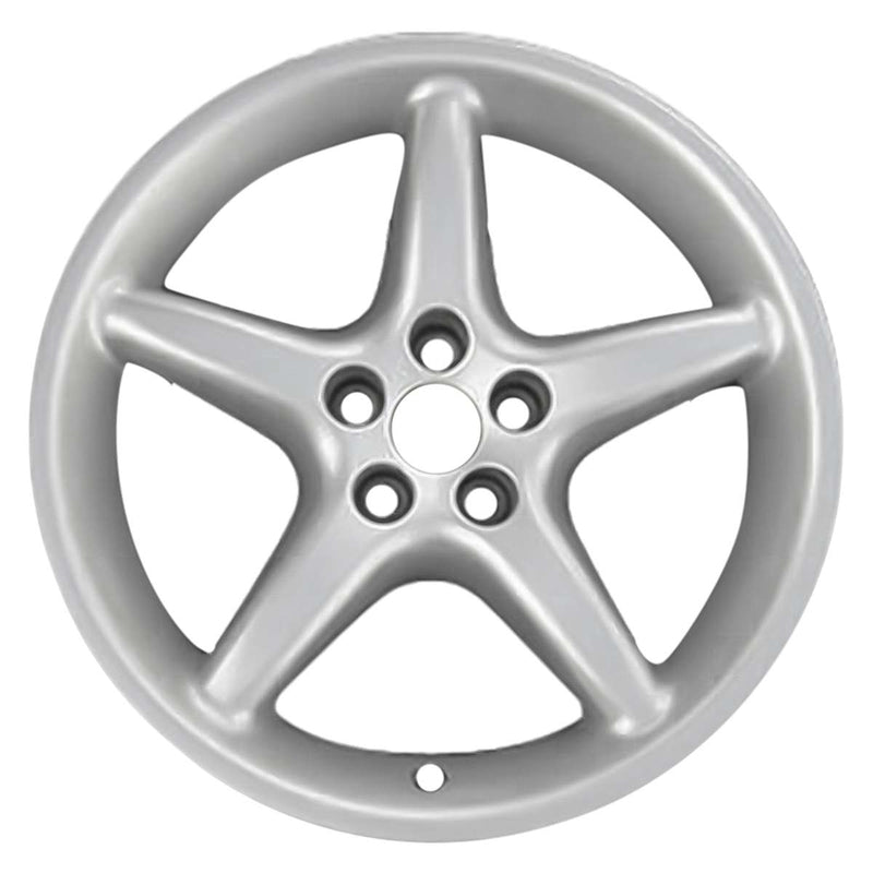 2001 Ferrari 550 Wheel 18" Silver Aluminum 5 Lug W98505S-2