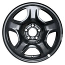 2019 Jeep Compass Wheel 16" Black Steel 5 Lug W9186B-3
