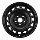 2002 audi allroad wheel 16 black steel 5 lug w58715b 12