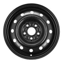 1995 subaru legacy wheel 14 black steel 5 lug w68688b 1