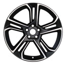 2013 Lamborghini Gallardo Rueda 19" Aluminio negro maquinado 5 Lug W96002MB-1