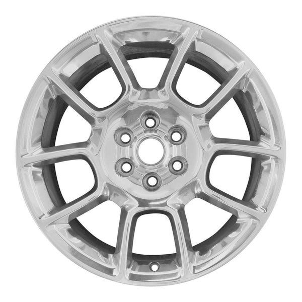 2009 dodge viper wheel 19 polished aluminum 6 lug w2584p 1