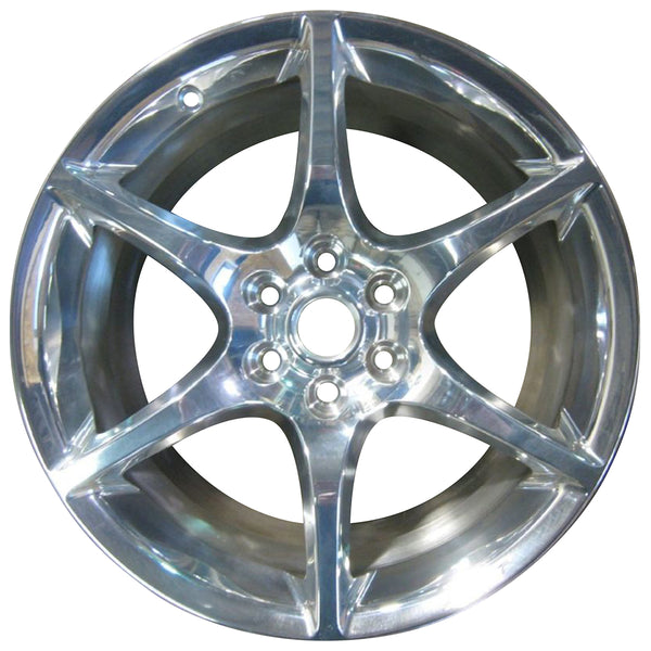 2008 dodge viper wheel 18 polished aluminum 6 lug w2585p 1