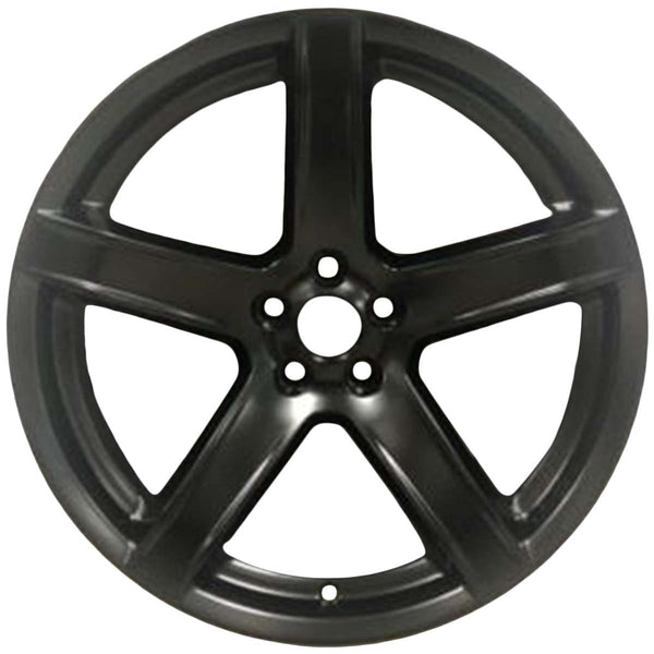 2018 dodge challenger wheel 20 matte black aluminum 5 lug w2604b 2