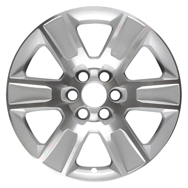 2016 gmc sierra wheel 20 polished silver aluminum 6 lug w5650ps 3