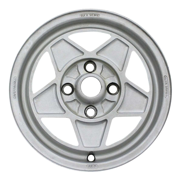 1988 alfa romeo wheel 14 silver aluminum 4 lug w58137s 12