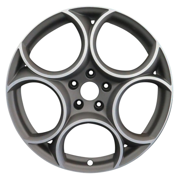 2020 alfa romeo wheel 19 machined charcoal aluminum 5 lug w58172mc 4