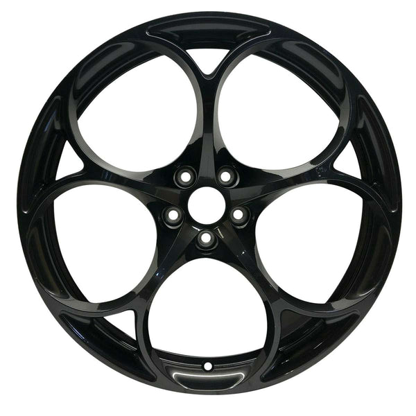 2020 alfa romeo wheel 20 black aluminum 5 lug w58191b 3