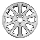 2005 volkswagen jetta wheel 17 machined silver aluminum 5 lug w69820ms 1