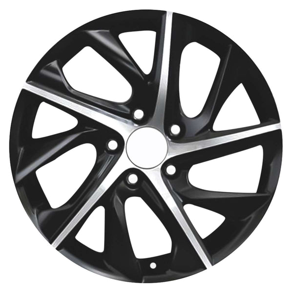 2019 acura ilx wheel 17 machined black aluminum 5 lug w71859mb 1