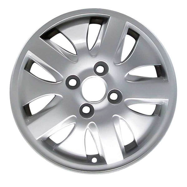 2000 daewoo nubira wheel 14 silver aluminum 4 lug w75136s 1