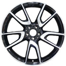 2018 Mercedes GLC43 Wheel 21" Machined Black Aluminum 5 Lug W85591MB-2