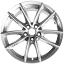 2019 BMW X3 Rueda 18" Plata Aluminio 5 Lug W86349S-2