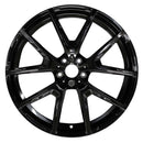 2019 BMW M850i Rueda 20" Aluminio negro 5 lengüetas W86428B-1