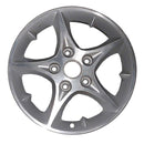 2005 Toyota Solara Rueda 15" Aluminio plateado mecanizado 5 lengüetas W99301MS-7