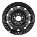 2001 chrysler voyager wheel 15 black steel 5 lug rw2150b 1