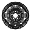 2007 chrysler town wheel 15 black steel 5 lug w2150b 2