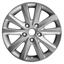 2015 chrysler town wheel 17 silver aluminum 5 lug w2531s 1