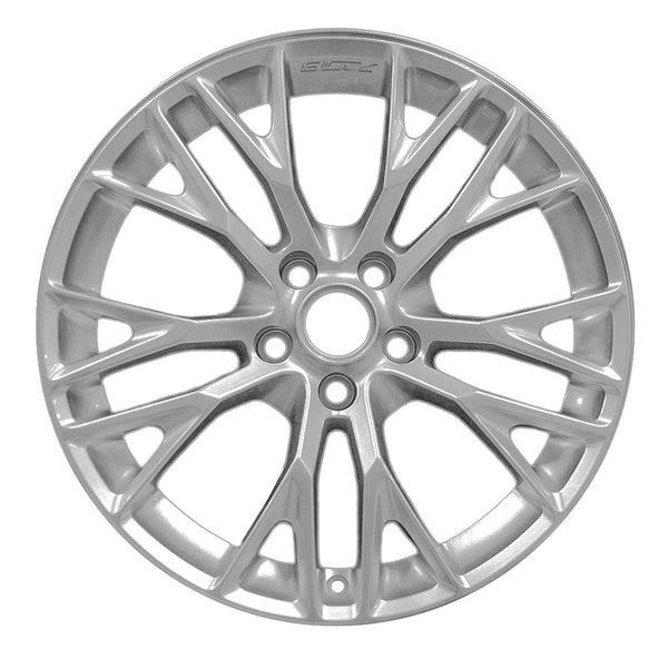 2017 chevrolet corvette wheel 20 silver aluminum 5 lug w5740s 2