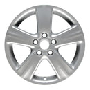2012 volkswagen golf wheel 17 silver aluminum 5 lug w69851s 12