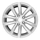 2012 volkswagen eos wheel 17 silver aluminum 5 lug w69920s 1