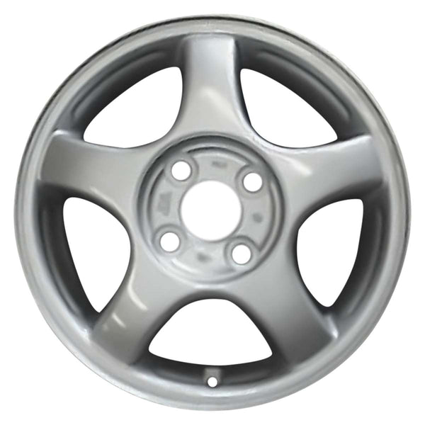 1998 daewoo lanos wheel 14 silver aluminum 4 lug w75138s 1
